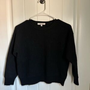 Madewell Black Crew Neck Sweater
